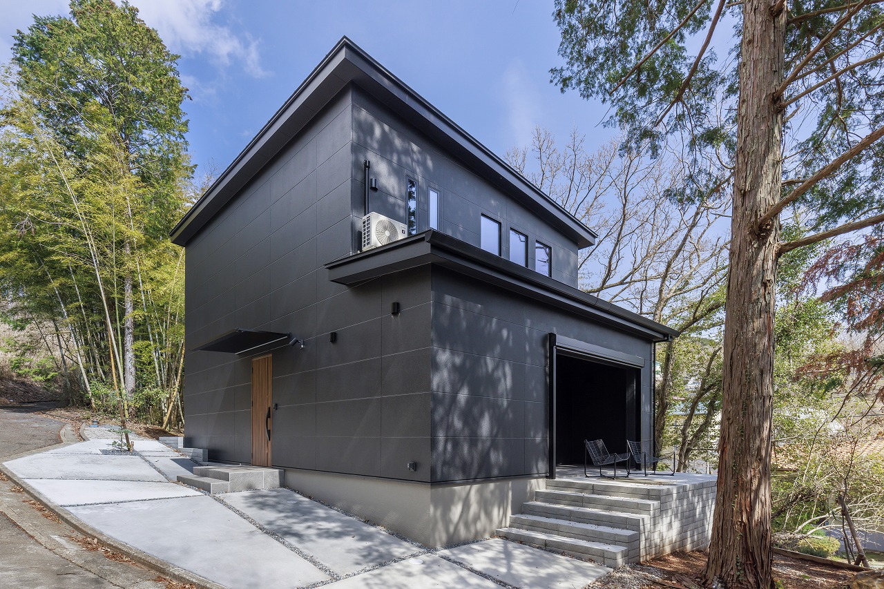 自然の中に囲まれたお家