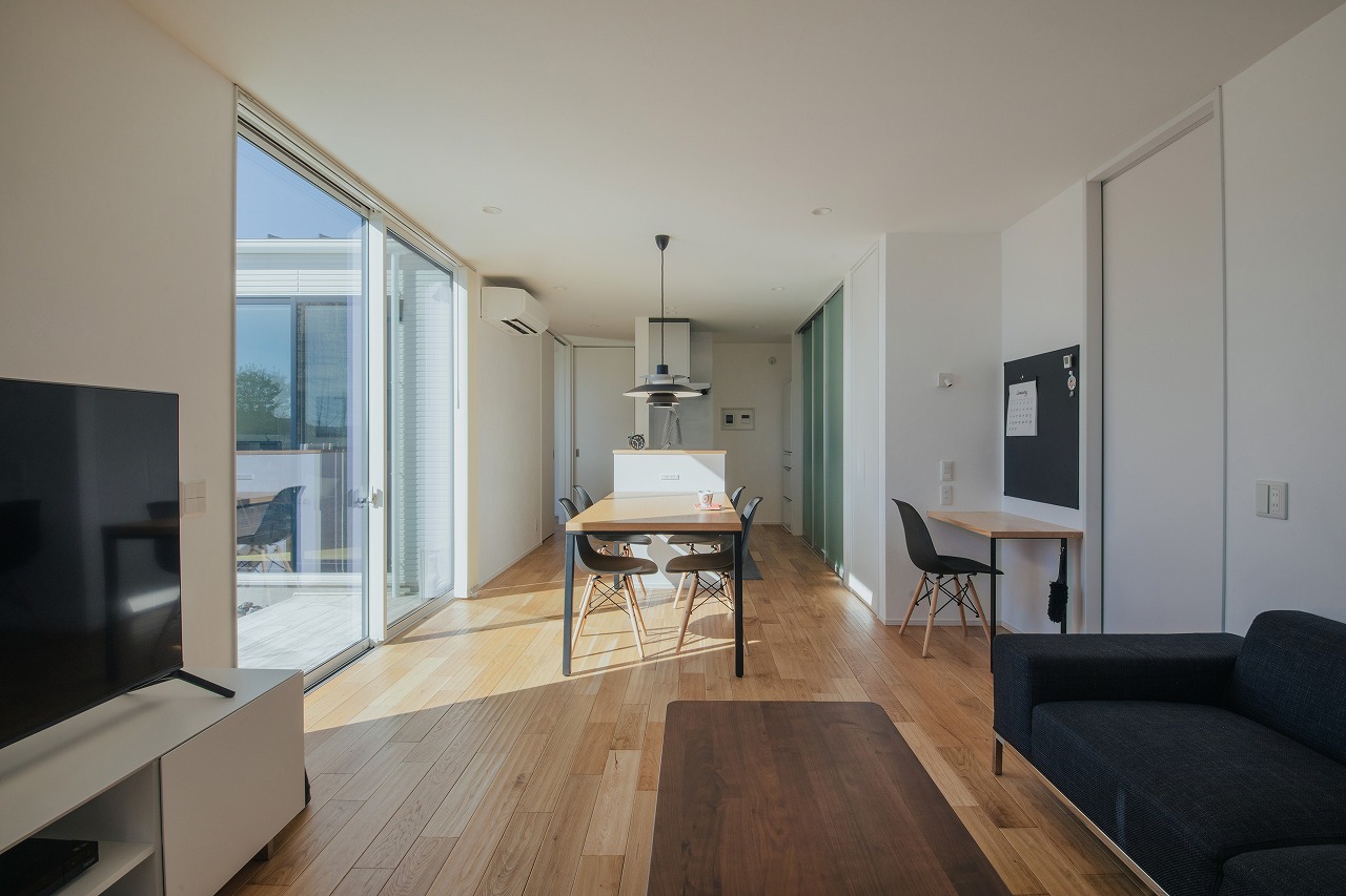 シンプルと洗練さを極めた平屋のコートハウス